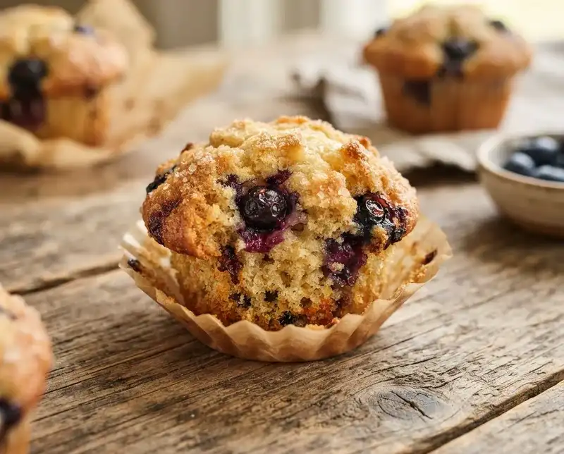 Muffin de arándanos